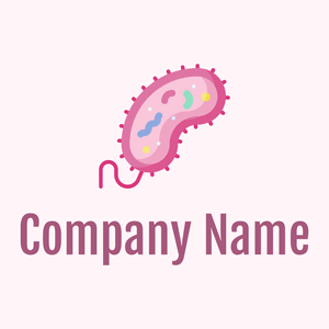 Azalea Bacteria on a Lavender Blush background - Hospital & Farmácia
