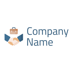 Handshake logo on a White background - Zakelijk & Consulting