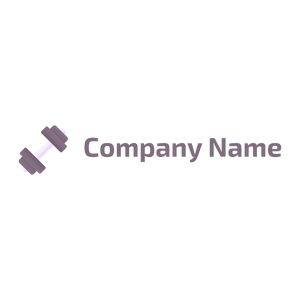 Lavender Dumbbell on a White background - Deportes