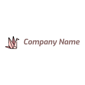 Pink Origami logo on a White background - Sommario