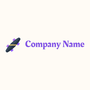 Longboard logo on a Floral White background - Giochi & Divertimento