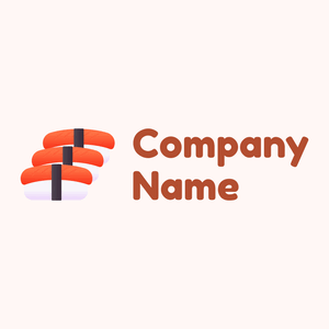 Sushi logo on a Snow background - Alimentos & Bebidas
