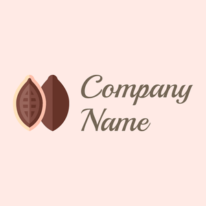 Hairy Heath Cocoa bean on a Misty Rose background - Food & Drink
