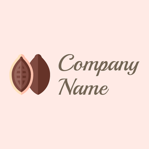 Hairy Heath Cocoa bean on a Misty Rose background - Comida & Bebida