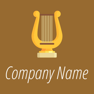 Harp logo on a Buttered Rum background - Entertainment & Kunst