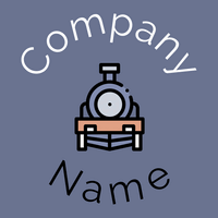 Locomotive logo on a Slate Grey background - Auto & Voertuig