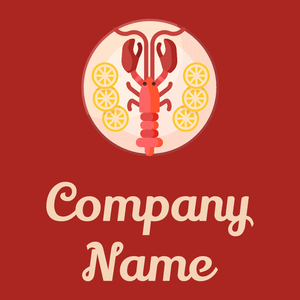 Lobster on a Fire Brick background - Dieren/huisdieren