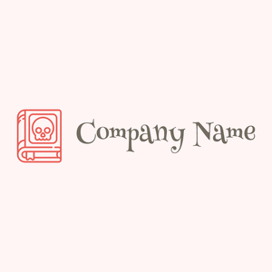 Scary logo on a Snow background - Abstracto
