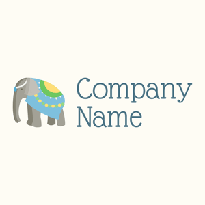 Ganesha logo on a Floral White background - Reizen & Hotel