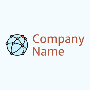 Global network logo on a Alice Blue background - Caridade & Empresas Sem Fins Lucrativos