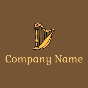 Harp logo on a Shingle Fawn background - Divertissement & Arts