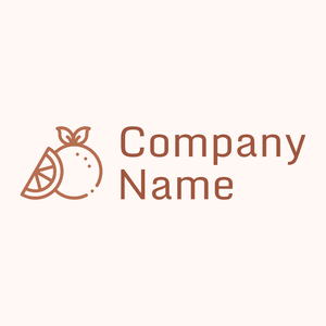 Orange logo on a Seashell background - Comida & Bebida