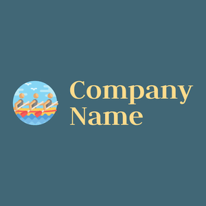Rafting logo on a Bismark background - Domaine sportif