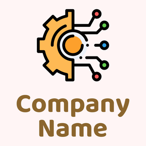 Settings logo on a Snow background - Tecnologia