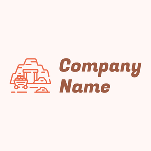 Mine logo on a Snow background - Negócios & Consultoria