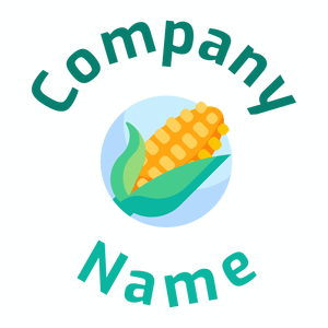 Rounded Corn logo on a White background - Agricultura