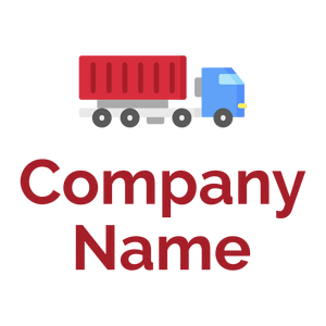 Delivery truck logo on a White background - Automotive & Vehicle