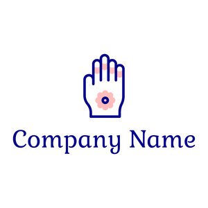 Mehndi logo on a White background - Religione
