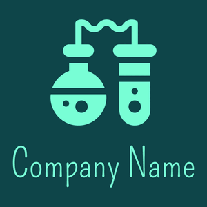 Flask logo on a Cyprus background - Médicale & Pharmaceutique