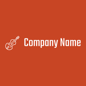 Violin logo on a Trinidad background - Arte & Entretenimiento