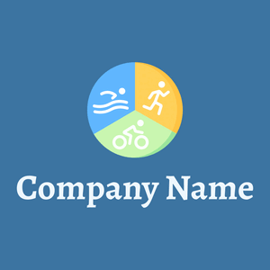 Triathlon logo on a Mariner background - Comunidad & Sin fines de lucro