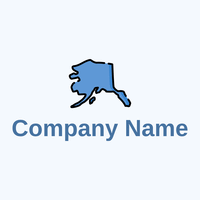 Alaska on a Alice Blue background - Community & No profit