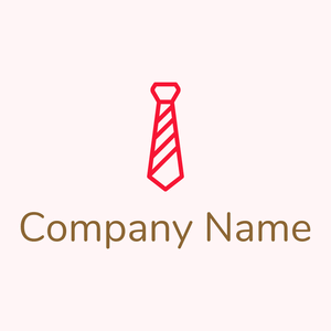 Necktie logo on a Snow background - Moda & Belleza