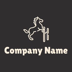 Horse logo on a Night Rider background - Dieren/huisdieren