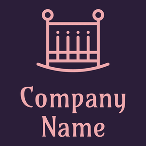Cradle logo on a Tolopea background - Crianças & Cuidados