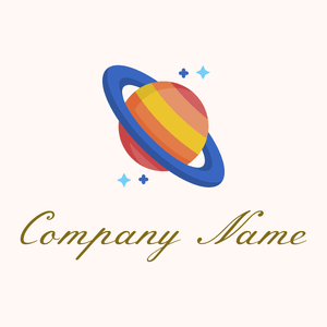 Saturn on a Seashell background - Abstracto