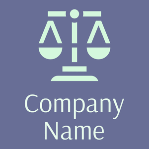 Justice logo on a Waikawa Grey background - Affari & Consulenza