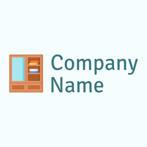 Closet logo on a Azure background - Moda & Belleza