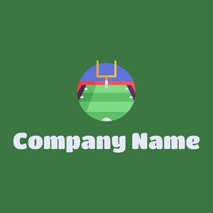 American football field on a Amazon background - Sport