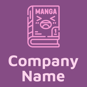 Comic logo on a Trendy Pink background - Divertissement & Arts