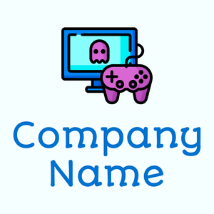 Video game logo on a Azure background - Juegos & Entretenimiento