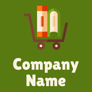Shopping cart on a Raw Umber background - Community & Non-Profit