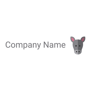Donkey head logo on a White background - Animali & Cuccioli