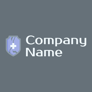 Immune system logo on a Blue Bayoux background - Medizin & Pharmazeutik