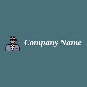 Bodyguard logo on a blue background - Sicherheit