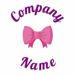 Pale Violet Red Bow on a White background - Sport
