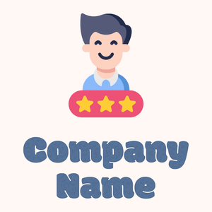 Person logo on a Seashell background - Negócios & Consultoria