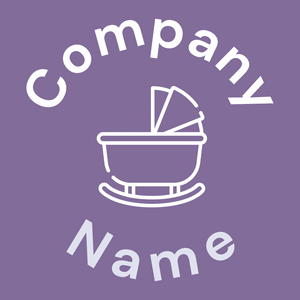 Cradle logo on a Deluge background - Crianças & Cuidados