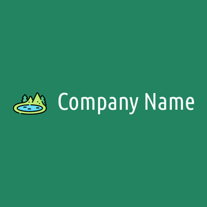 Lake logo on a Elf Green background - Environnement & Écologie