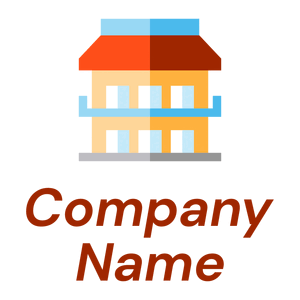 Motel logo on a White background - Viagens & Hotel