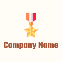 Koromiko Medal on a Floral White background - Industrial