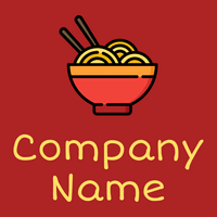 Noodles on a Fire Brick background - Comida & Bebida