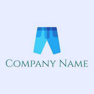 Dodger Blue Jeans on a Alice Blue background - Moda & Beleza