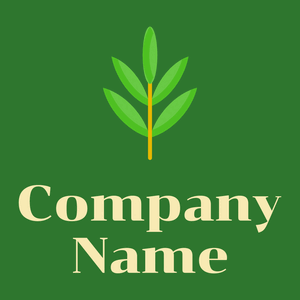 Bamboo logo on a Japanese Laurel background - Medio ambiente & Ecología