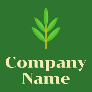 Bamboo logo on a Japanese Laurel background - Meio ambiente
