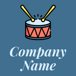 Drum logo on a Calypso background - Arte & Intrattenimento